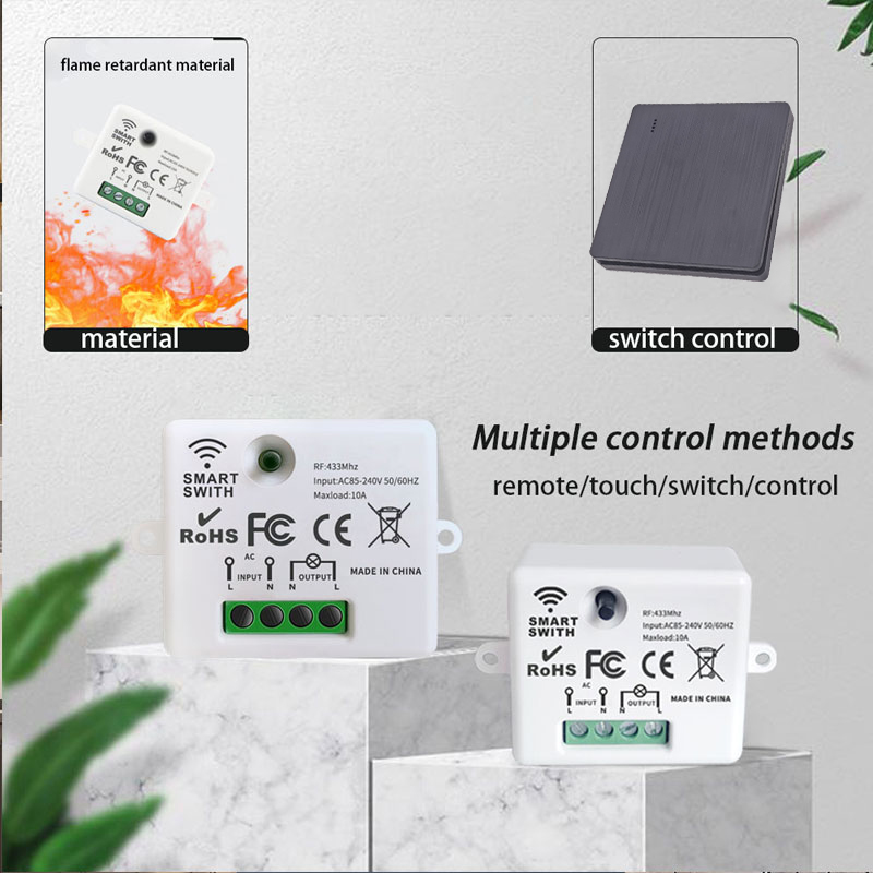 Home Automation Ideas - RF433 Smart Wireless Switch Self-Powered Waterproof