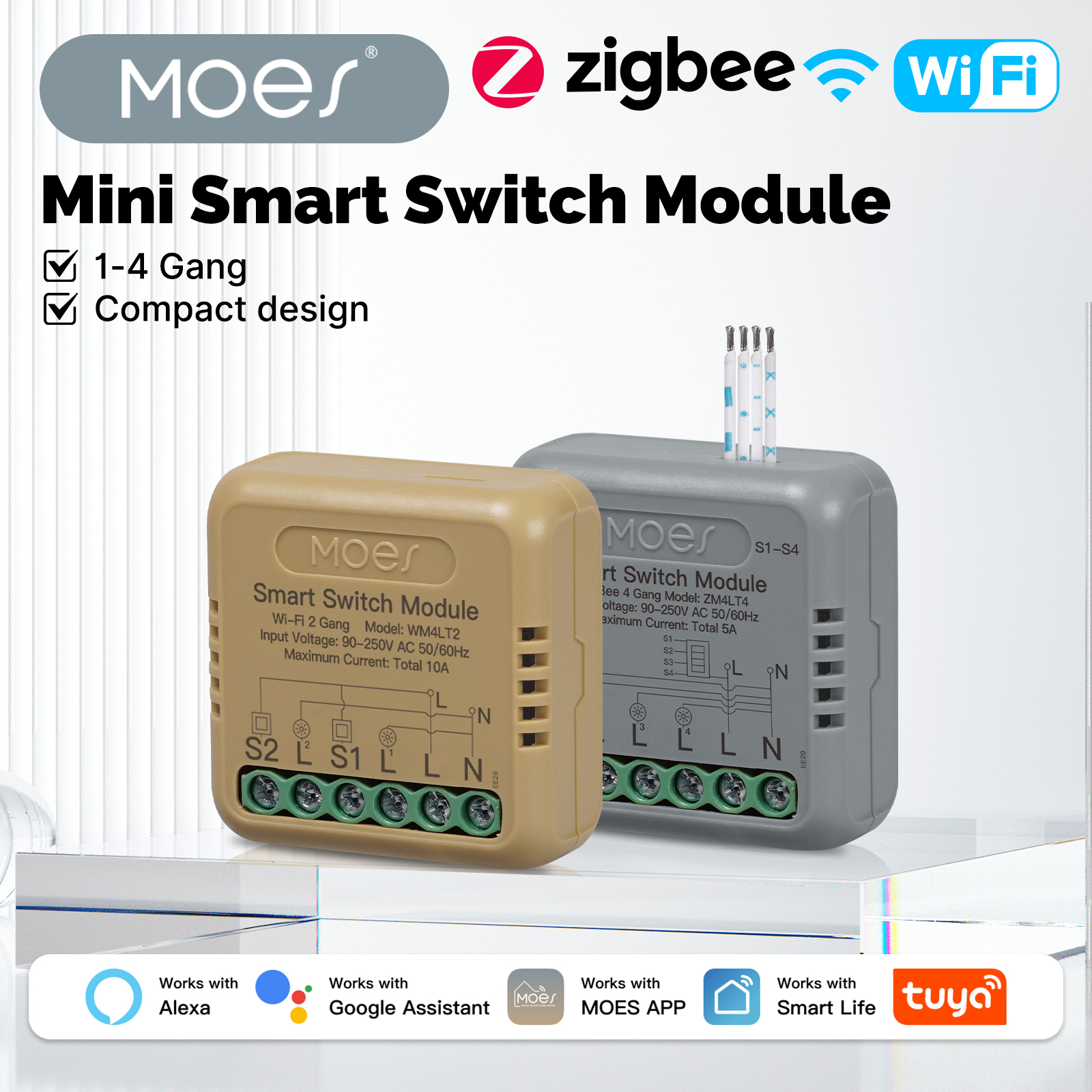 Home Automation Ideas - MOES Tuya WiFi Zigbee Mini DIY