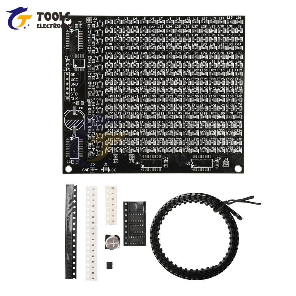 DIY Electronic Kit 64LED/256LE – Diy Automation recenzja i cena