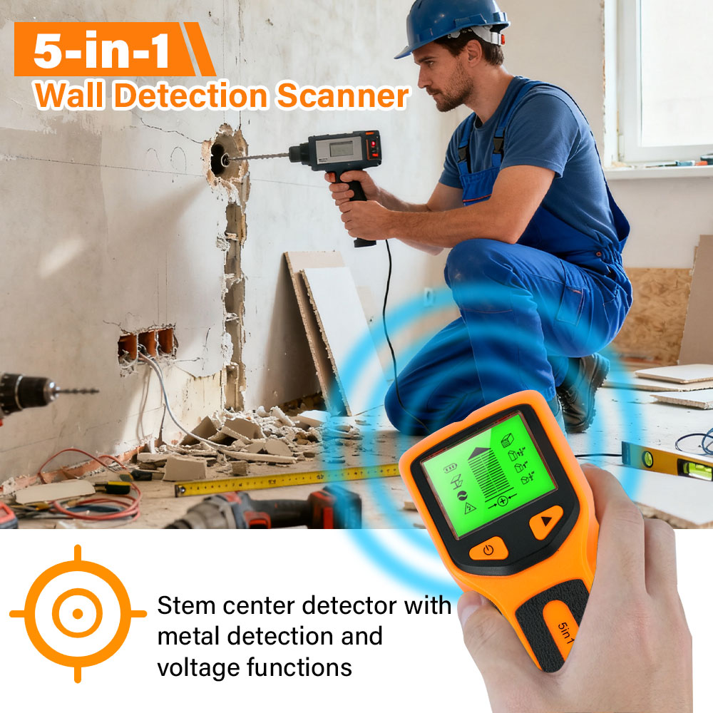 Handheld 5 in 1 Digital Wall S – Water Leak Detector Wired recenzja i cena
