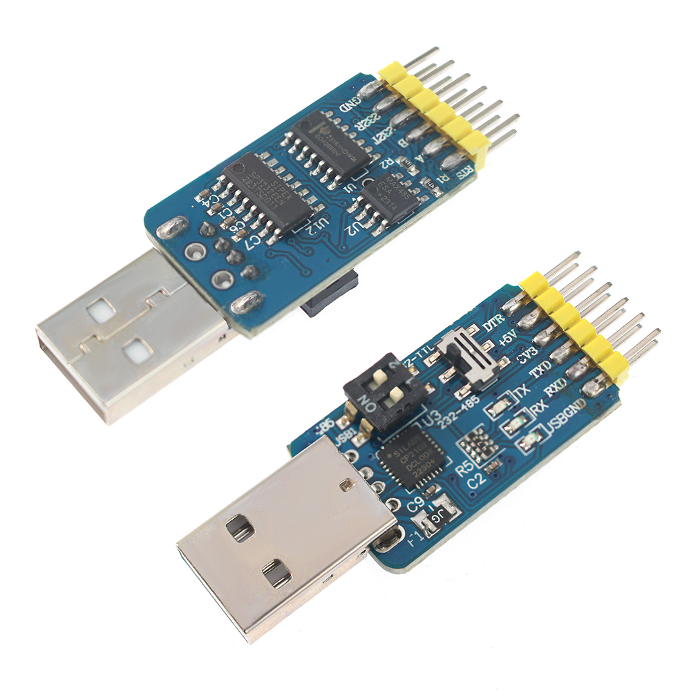 6 in 1 USB Serial Adapter CP21 – Level Shifter 3.3V recenzja i cena