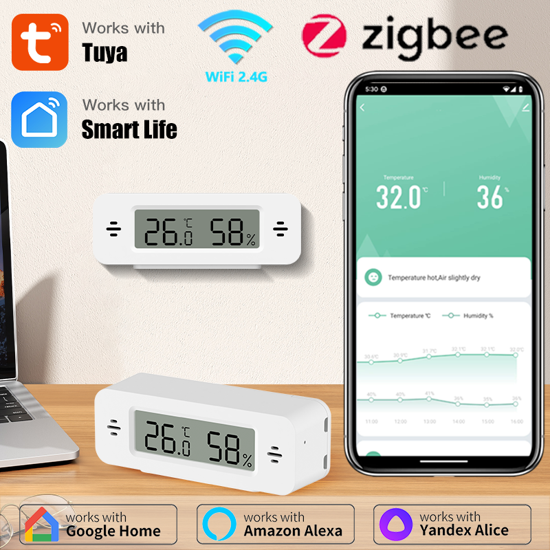 Tuya WiFi/Zigbee Temperature H – Home Automation Ideas recenzja i cena