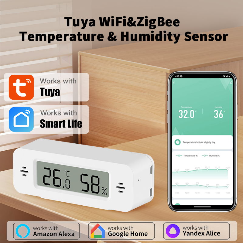 Tuya WiFi/Zigbee Temperature H – Home Automation Ideas recenzja i cena