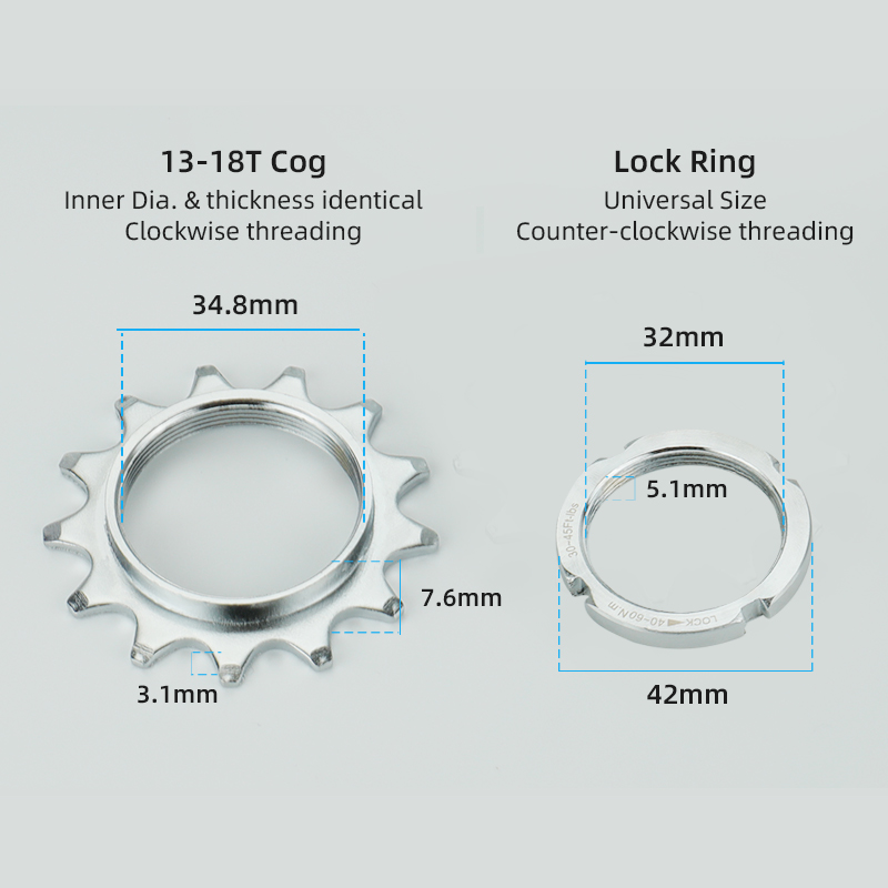 Bicycle Fixed Gear 13T 14T 15T – Matter Hub Thread recenzja i cena