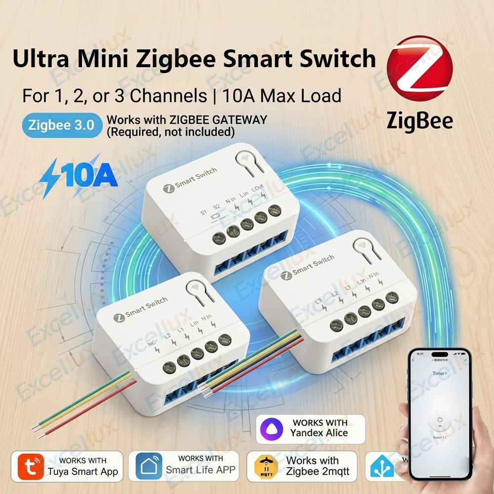 Ultra Mini ZigBee Smart Switch – Diy Home Automation Hub recenzja i cena