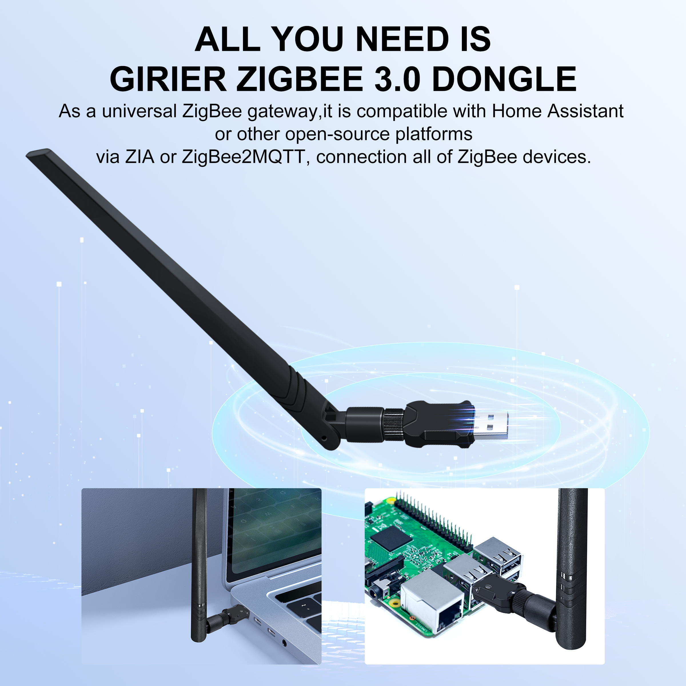 GIRIER ZigBee 3.0 Dongle USB G – Zigbee Coordinator Stick recenzja i cena