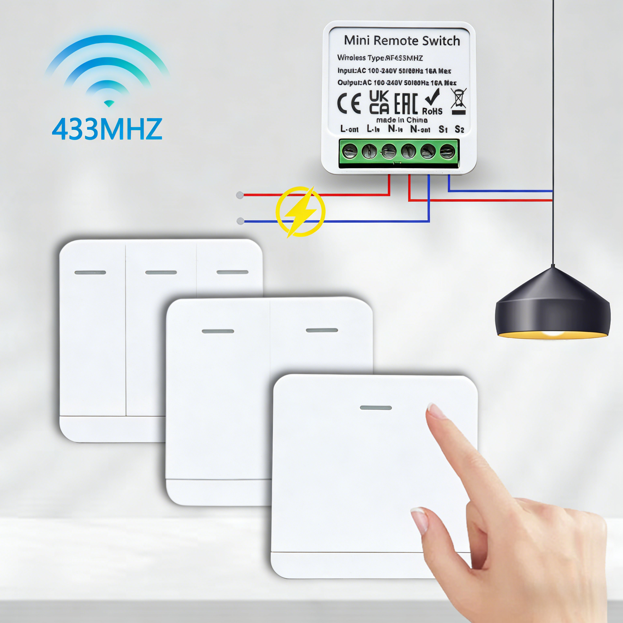 RF 433MHz Smart DIY Wireless S – Home Automation Systems Diy recenzja i cena