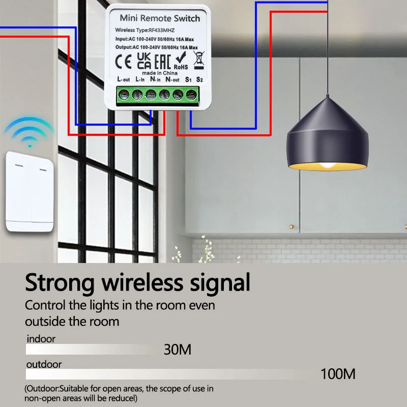 RF 433MHz Smart DIY Wireless S – Home Automation Systems Diy recenzja i cena