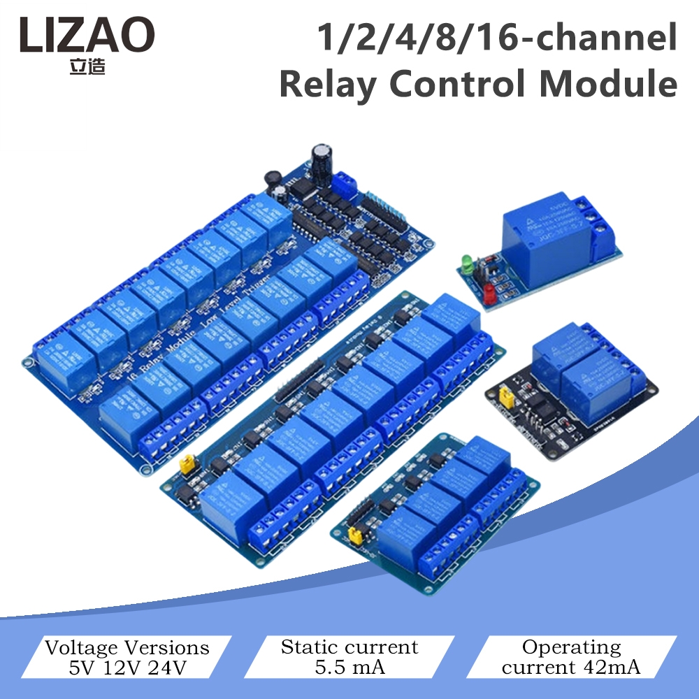 5V/12V/24V 1/2/4/8/16 Channel  – Diy Automation Projects recenzja i cena