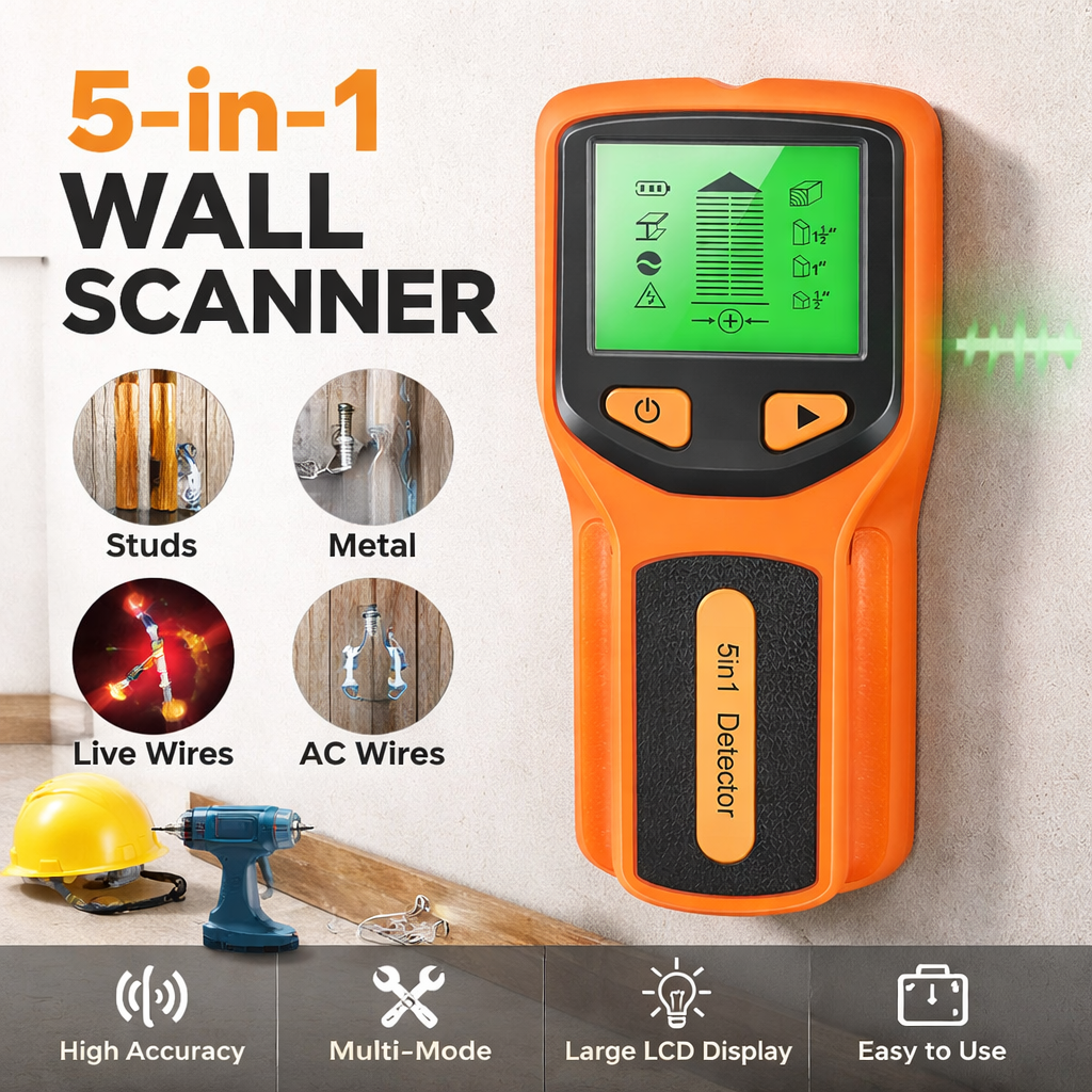 New 5-In-1 Wall Detector Handh – Water Leak Detector Wired recenzja i cena