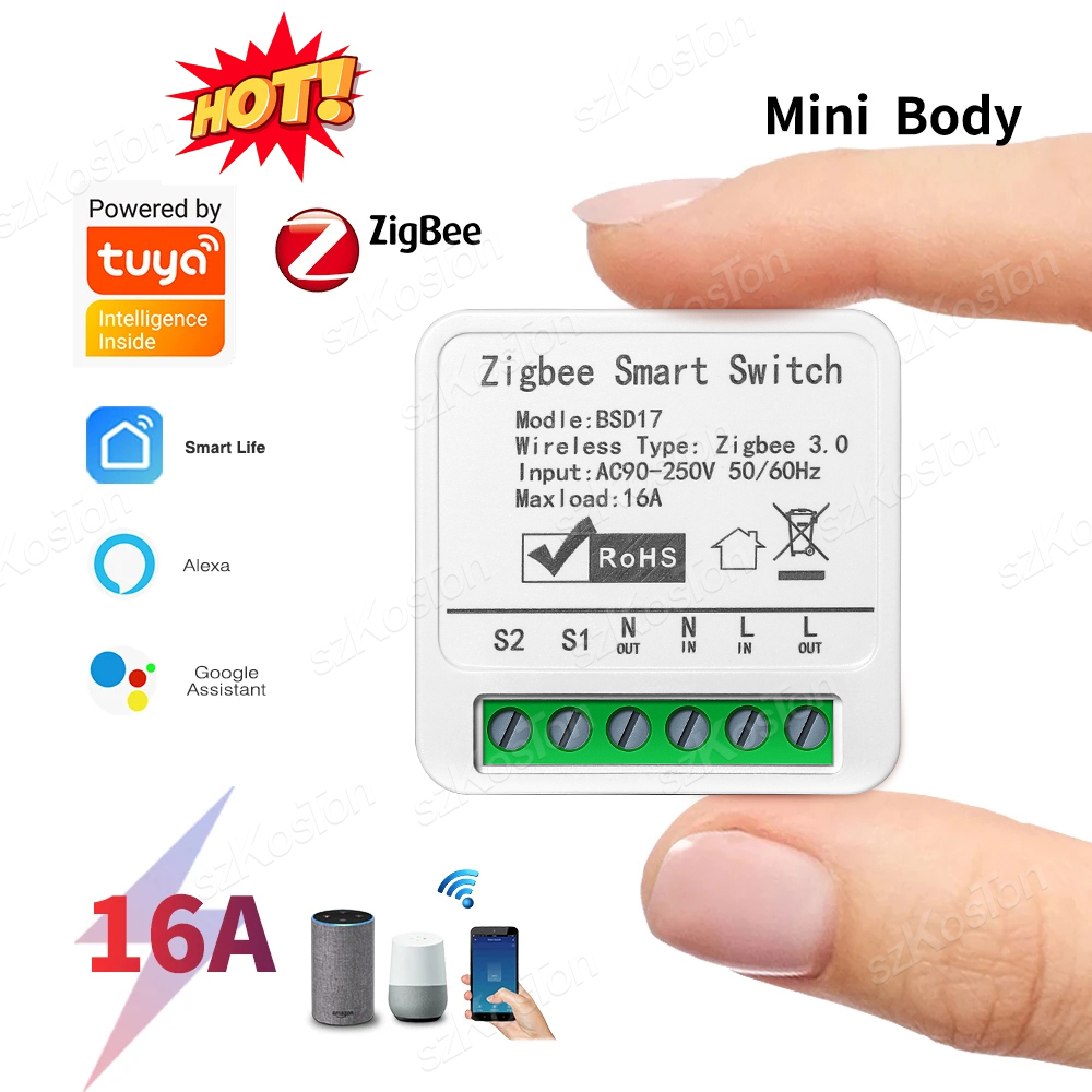 16A Tuya ZigBee Smart Switch M – Diy Home Automation Hub recenzja i cena