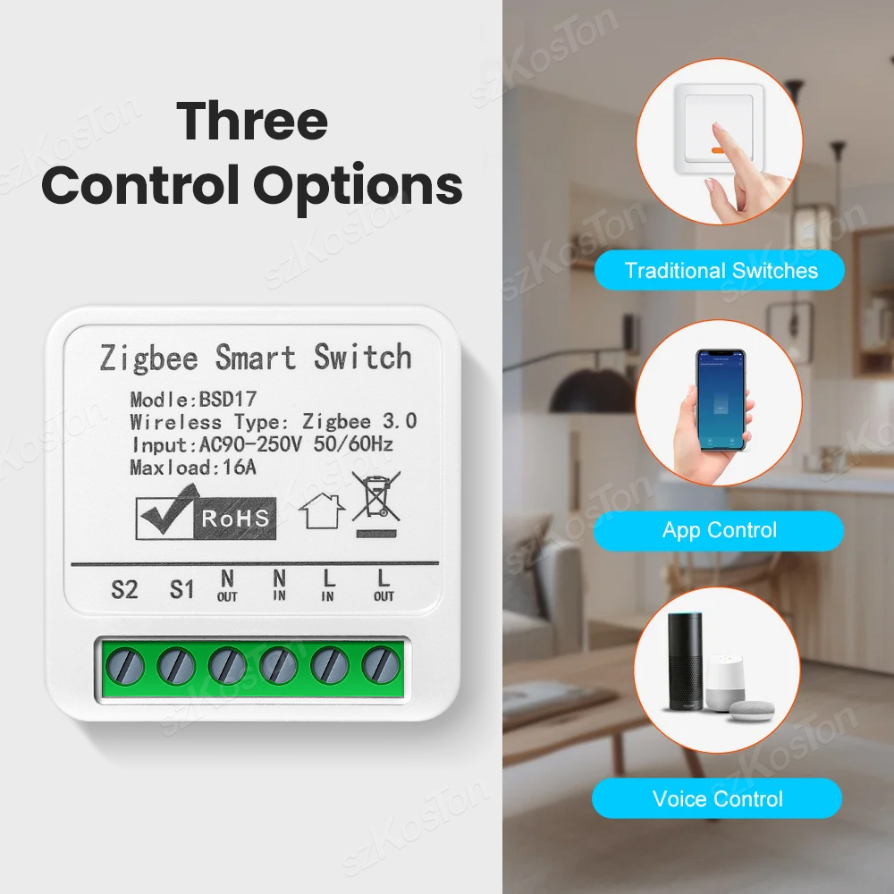 16A Tuya ZigBee Smart Switch M – Diy Home Automation Hub recenzja i cena